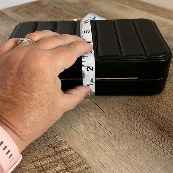 Most Wanted USA Structured Hard Shell Crossbody Purse New with tags Satin Lined - Picture 7 of 9